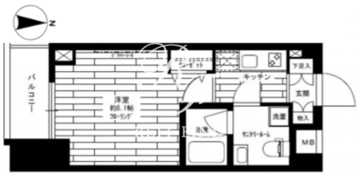グランドコンシェルジュ亀戸 602 間取り図