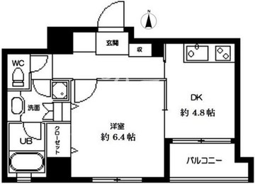 ラクラス田原町 803 間取り図