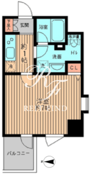 レガーロ御茶ノ水2 809 間取り図