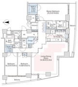 ラ・トゥール汐留 5004 間取り図