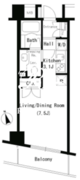 パークアクシス銀座イースト 902 間取り図 ?>