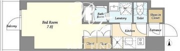 シーズンフラッツ高田馬場リバーサイド S-306 間取り図