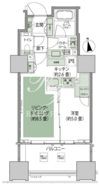 グランドヒルズ南青山 1605 間取り図