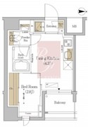 アーバネックス文京本郷 504 間取り図