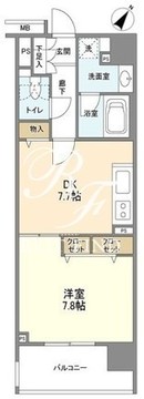 クリオ五反田 1502 間取り図