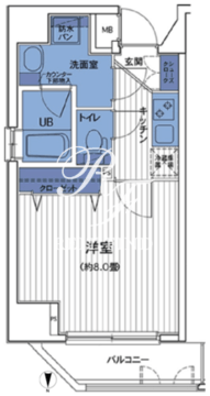 HF三田レジデンス2 703 間取り図
