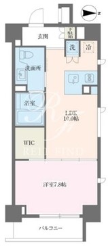 ＭＦＰＲコート麻布十番 601 間取り図