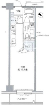 プライムアーバン豊洲 425 間取り図