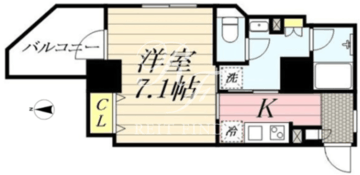 CLASSEUM飯田橋 606 間取り図