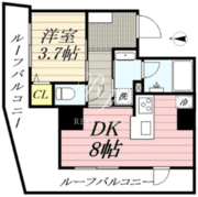 CLASSEUM飯田橋 601 間取り図