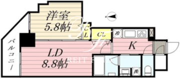 CLASSEUM飯田橋 704 間取り図