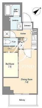 プラート宮坂 201 間取り図