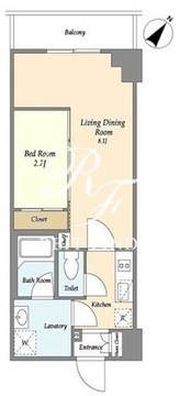 プラート宮坂 208 間取り図