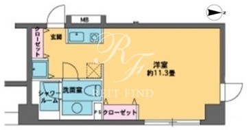 カスタリア水天宮2 902 間取り図