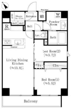 ＭＡＩＳＯＮ．Ｏ． 403 間取り図