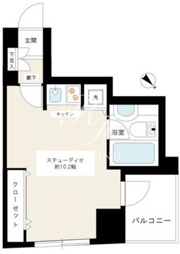 カスタリア新宿御苑 501 間取り図