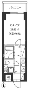 レジディア新御茶ノ水 303 間取り図