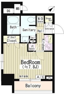 オークスクエア大森 701 間取り図