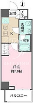 ベルフェリーク木場 703 間取り図