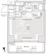 カスタリア中延 601 間取り図
