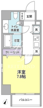 アリエルズ赤坂 201 間取り図