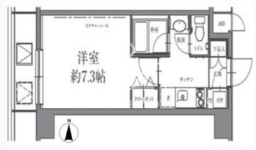 HF駒沢公園レジデンスタワー 413 間取り図