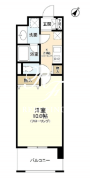 プロスペクト東雲橋 606 間取り図