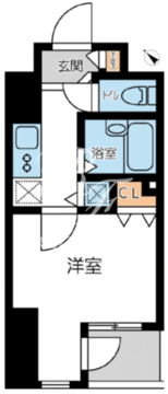 フォレシティ六本木 503 間取り図