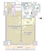 パーク・アヴェニュー神南 408 間取り図