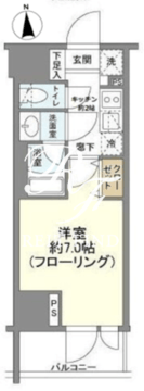 ピアース南麻布 602 間取り図