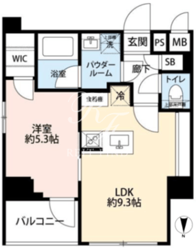 グランドコンシェルジュ恵比寿 201 間取り図