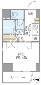 グランジット千代田富士見 502 間取り図