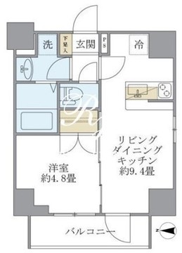 グランジット千代田富士見 1001 間取り図