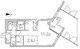 グランデュオ駒沢10 104 間取り図