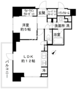 パークリュクス日本橋大伝馬町 1003 間取り図
