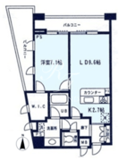オーキッドレジデンス神楽坂 333 間取り図
