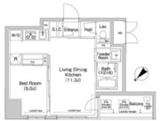 コンフォリア東池袋イースト 803 間取り図