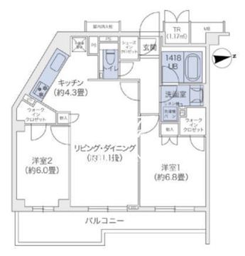 代官山ブレス鉢山 112 間取り図