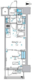 ルフォンプログレ浅草入谷 902 間取り図