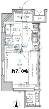 ディアレイシャス菊川 303 間取り図