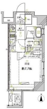 ディアレイシャス菊川 1002 間取り図