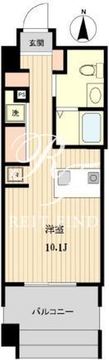 プライマル亀戸 703 間取り図