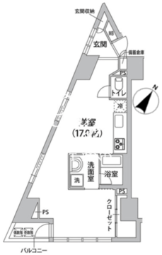 ロリエ銀座 901 間取り図