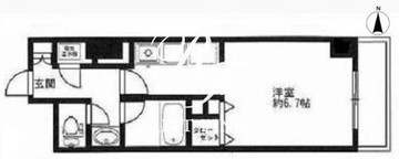 HF駒沢公園レジデンスタワー 2601 間取り図