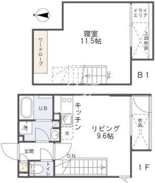 パセオ代々木 103 間取り図