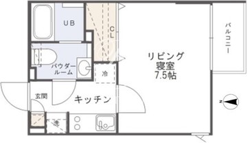 パセオ代々木 204 間取り図