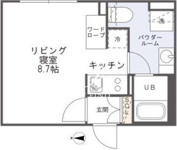 パセオ代々木 302 間取り図