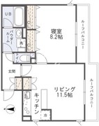 パセオ代々木 404 間取り図