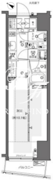 ズーム都庁前 1403 間取り図