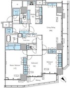 パークアクシス滝野川ラブリーズ 1406 間取り図
